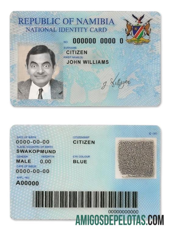 Modelo de identificação da Namíbia